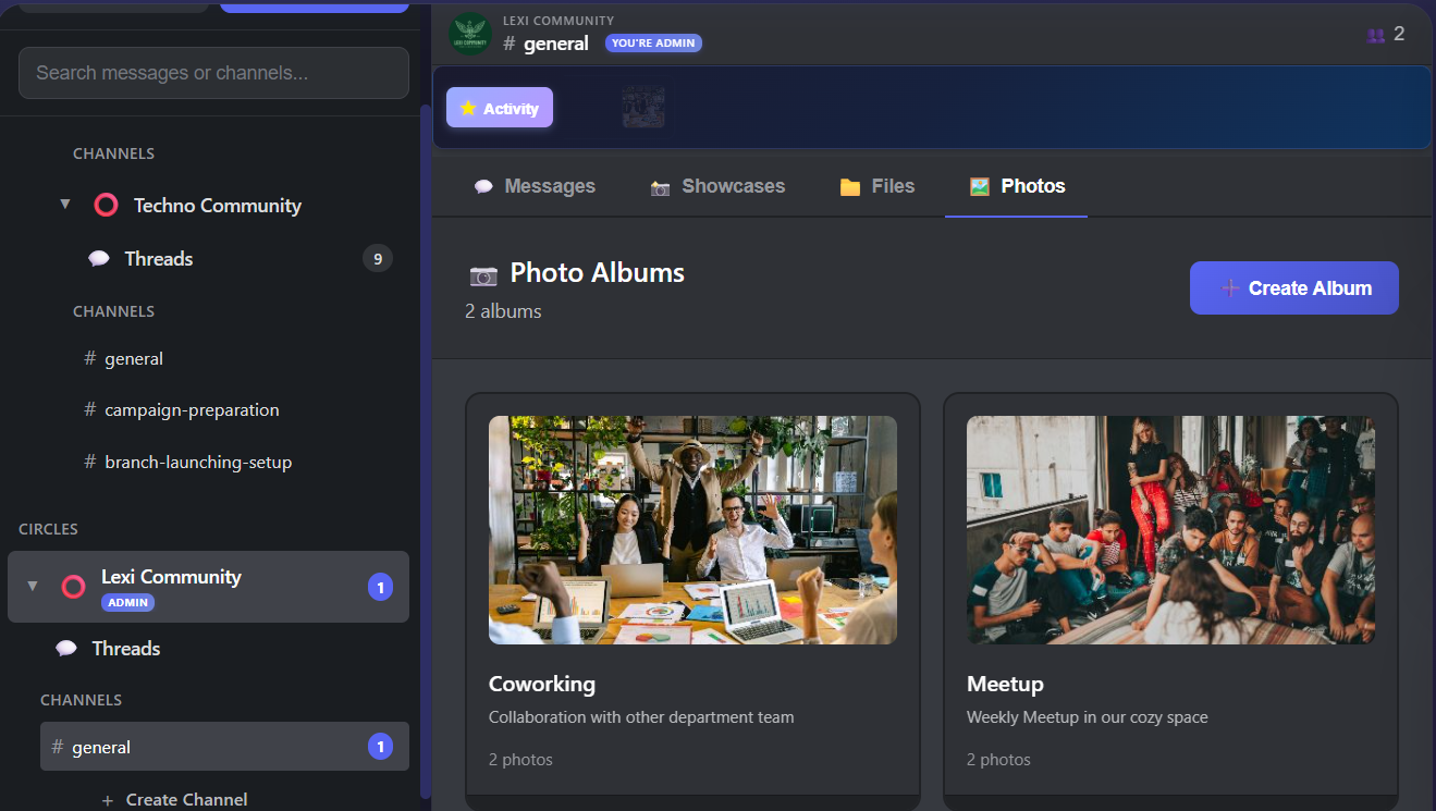 Collaboration screenshot