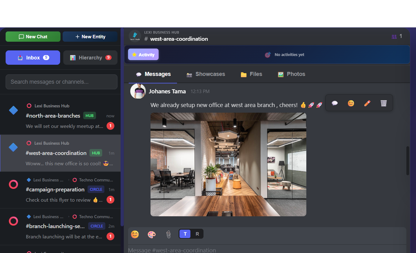 Collaboration screenshot