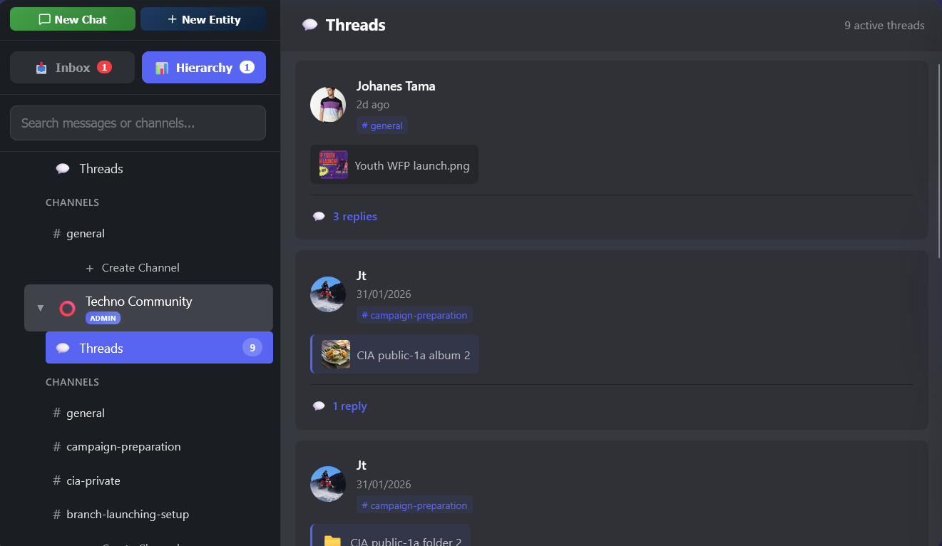 Collaboration screenshot